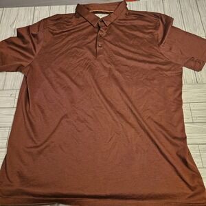 Modern Ambition Shirt Mens 2XL XXL‎ Maroon Polo Golf Short Sleeve